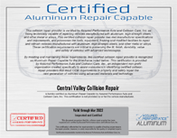 Aluminum Repair Capable 